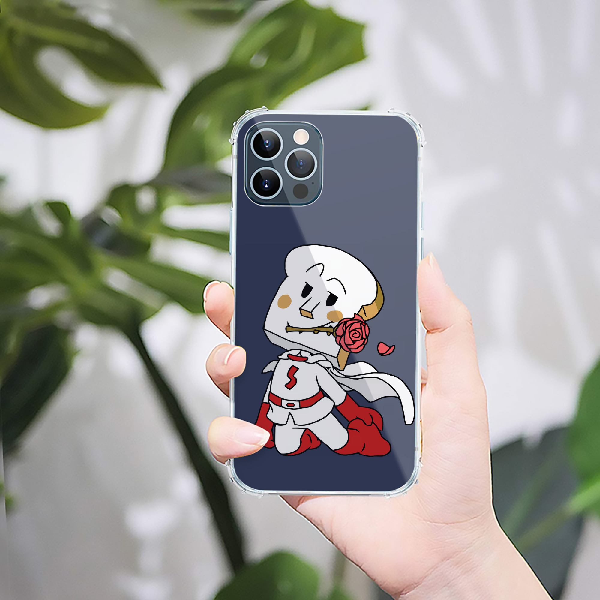 （画像用） アンパンマン Anpanman 【iPhone 12シリーズ対応】透明スマホケース（クリアソフトケース）